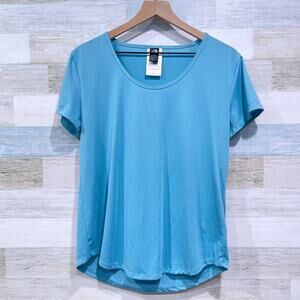 The North Face Circular Design Recycled Tee Blue Activewear Womens Medium